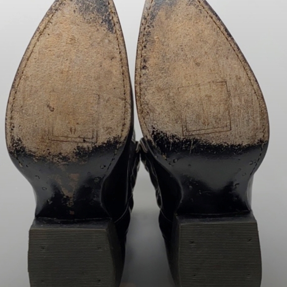 Pre-Owned Frye Bruce Pull On Cowboy Boots - Picture 4 of 5